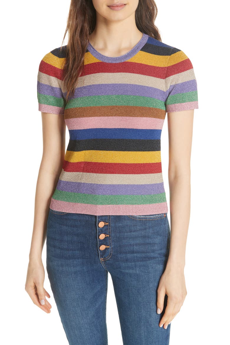 Baylor Stripe Top, Main, color, MULTI