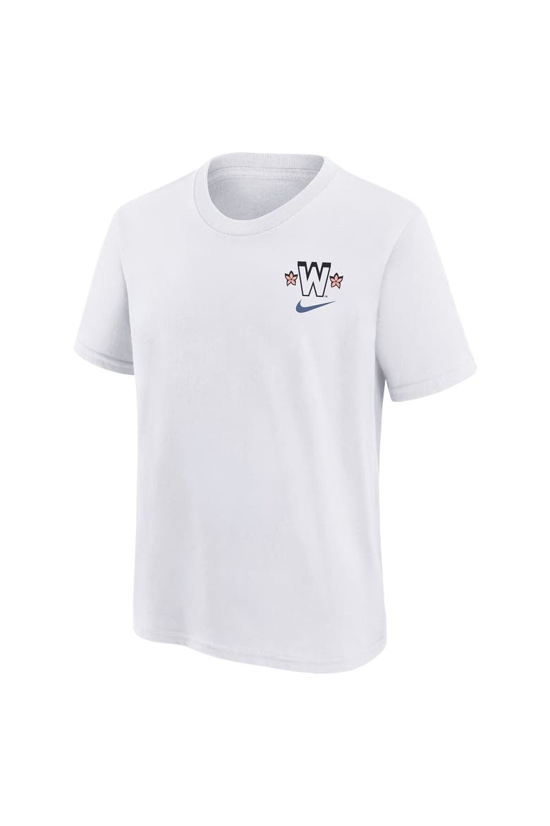 Youth Nike White Washington Nationals 2025 City Connect T-Shirt, Alternate, color, White