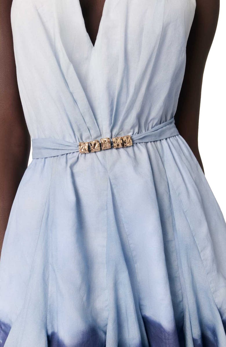 maje Mini tie-dye dress, Alternate, color, 