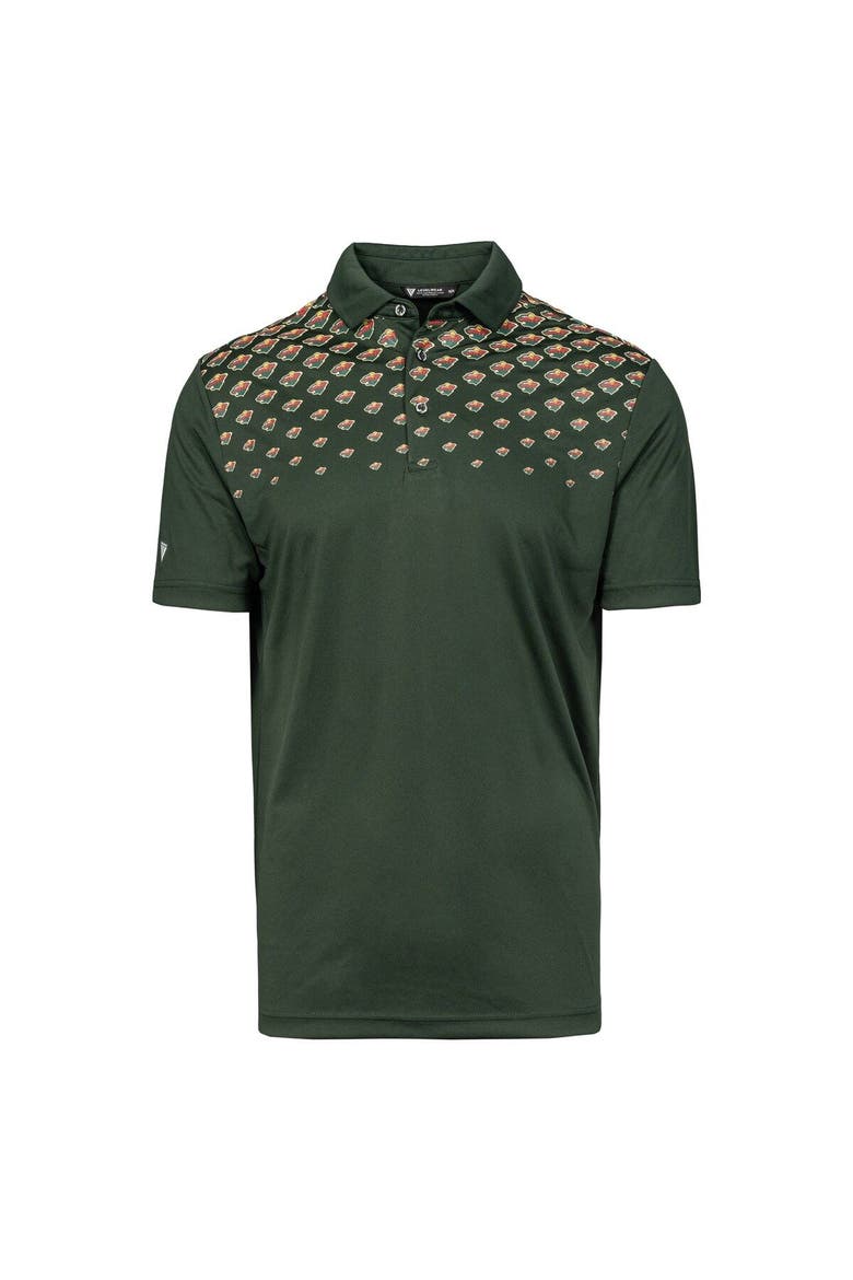 Men's Levelwear Hunter Green Minnesota Wild NHL x PGA Original Polo, Alternate, color, Hunter Green