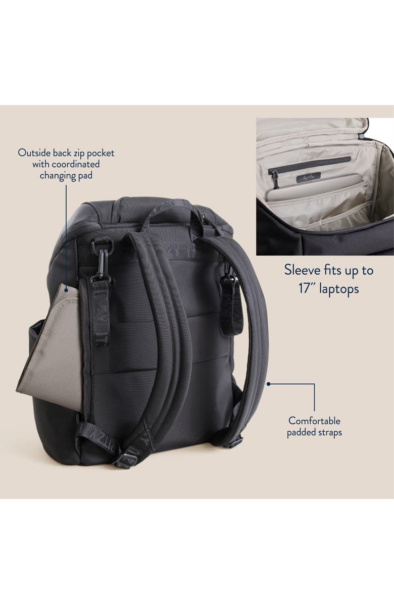 Itzy Ritzy Belong Bucket Backpack, Alternate, color, Black