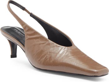 Zen Kitten Heel Slingback Pump