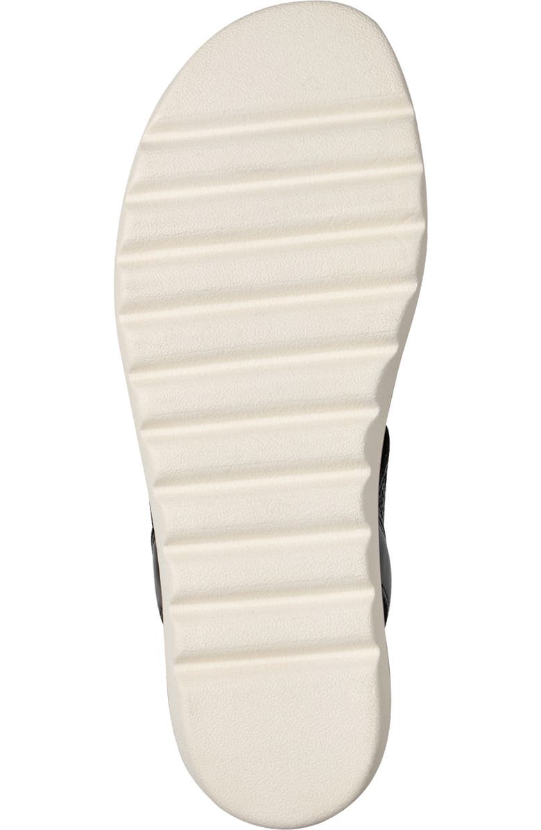 Easy Spirit Sanna Wedge Sandal, Alternate, color, Black
