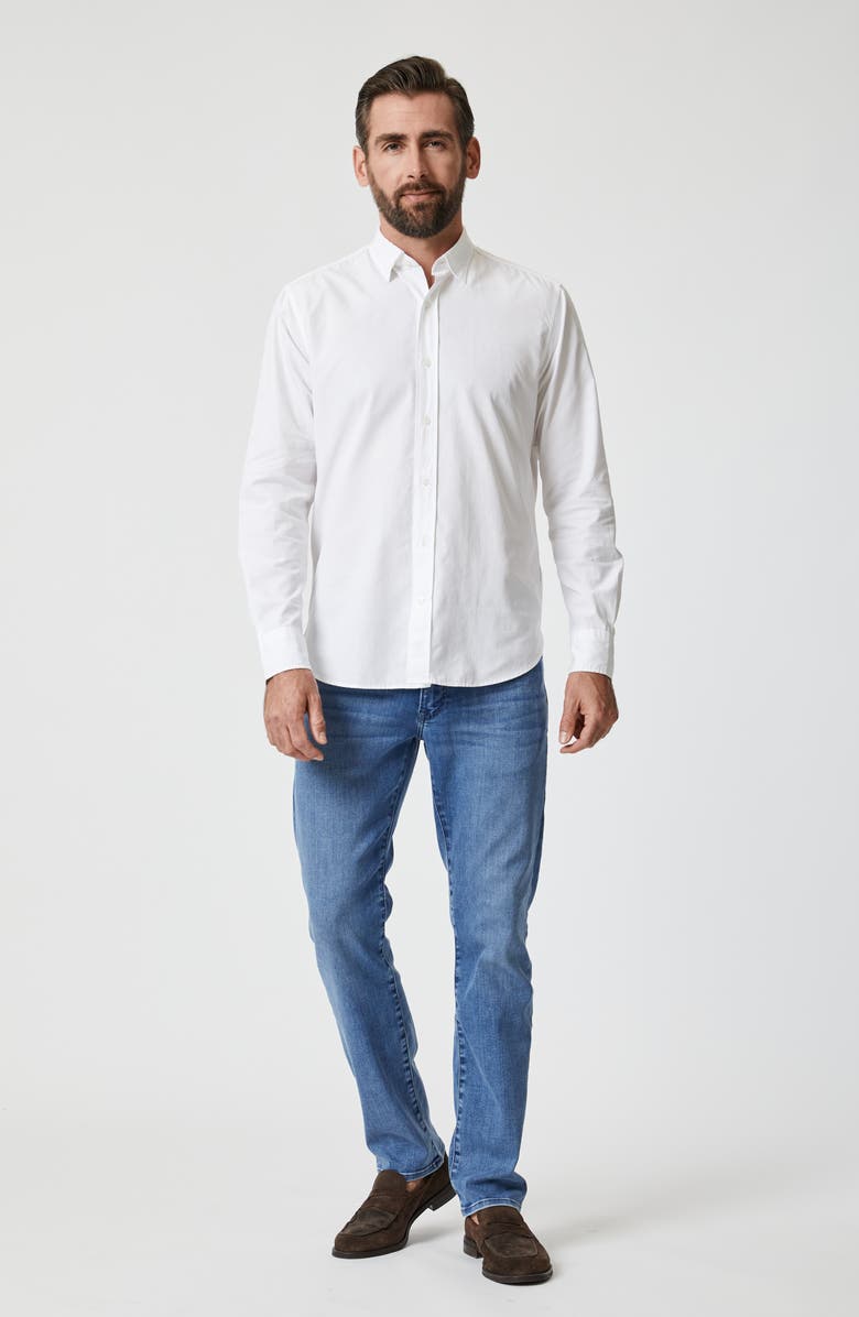 34 Heritage Luxe Twill Button-Up Shirt, Alternate, color, Bright White