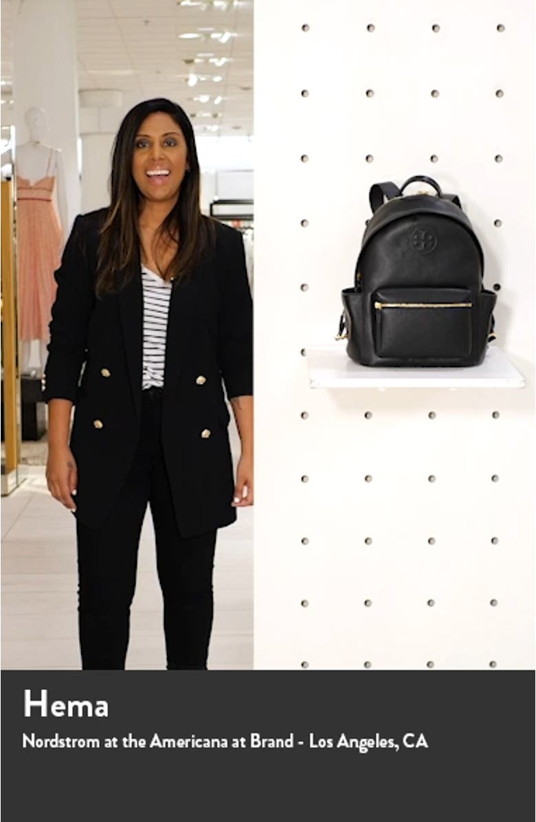 Perry Bombe Leather Backpack, sales video thumbnail