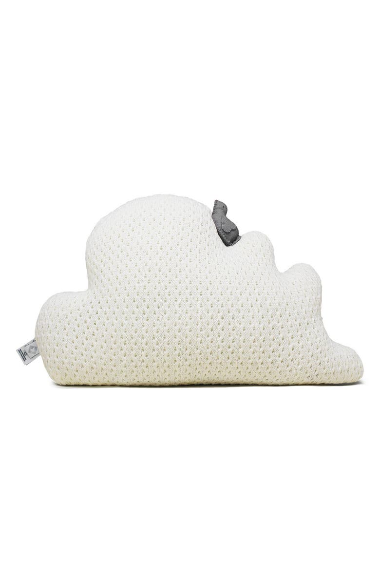 RIAN TRICOT Off White Cloud Pillow, Main, color, Off White