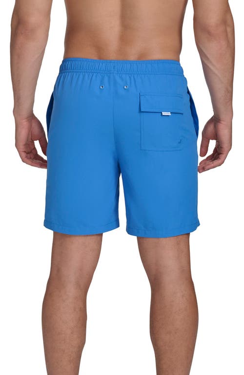Shop Calvin Klein Core Volley Swim Trunks In Blue