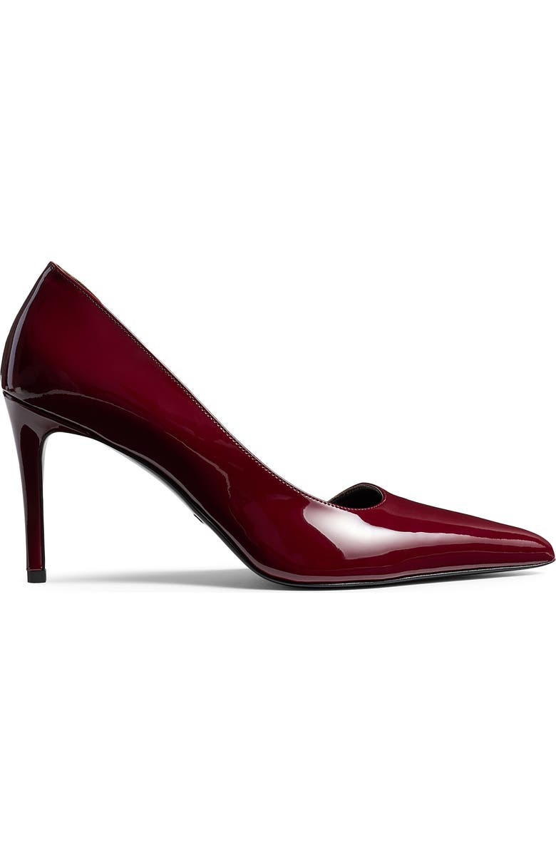Khaite Jett Pointed Toe Half d'Orsay Pump, Alternate, color, Oxblood