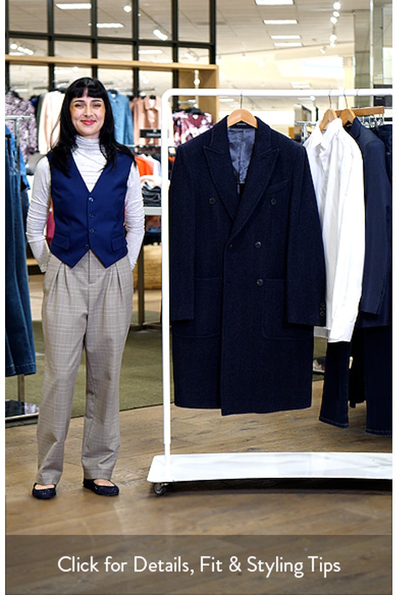 Double Breasted Wool Blend Coat video