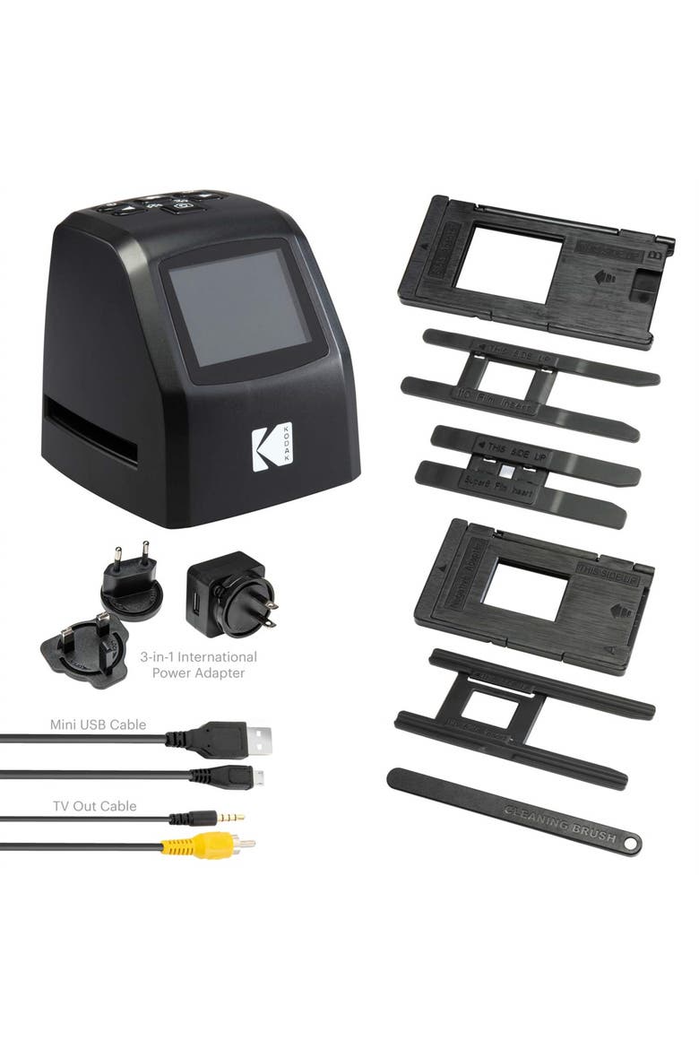 Mini Digital Film & Slide Scanner, Alternate, color, Black
