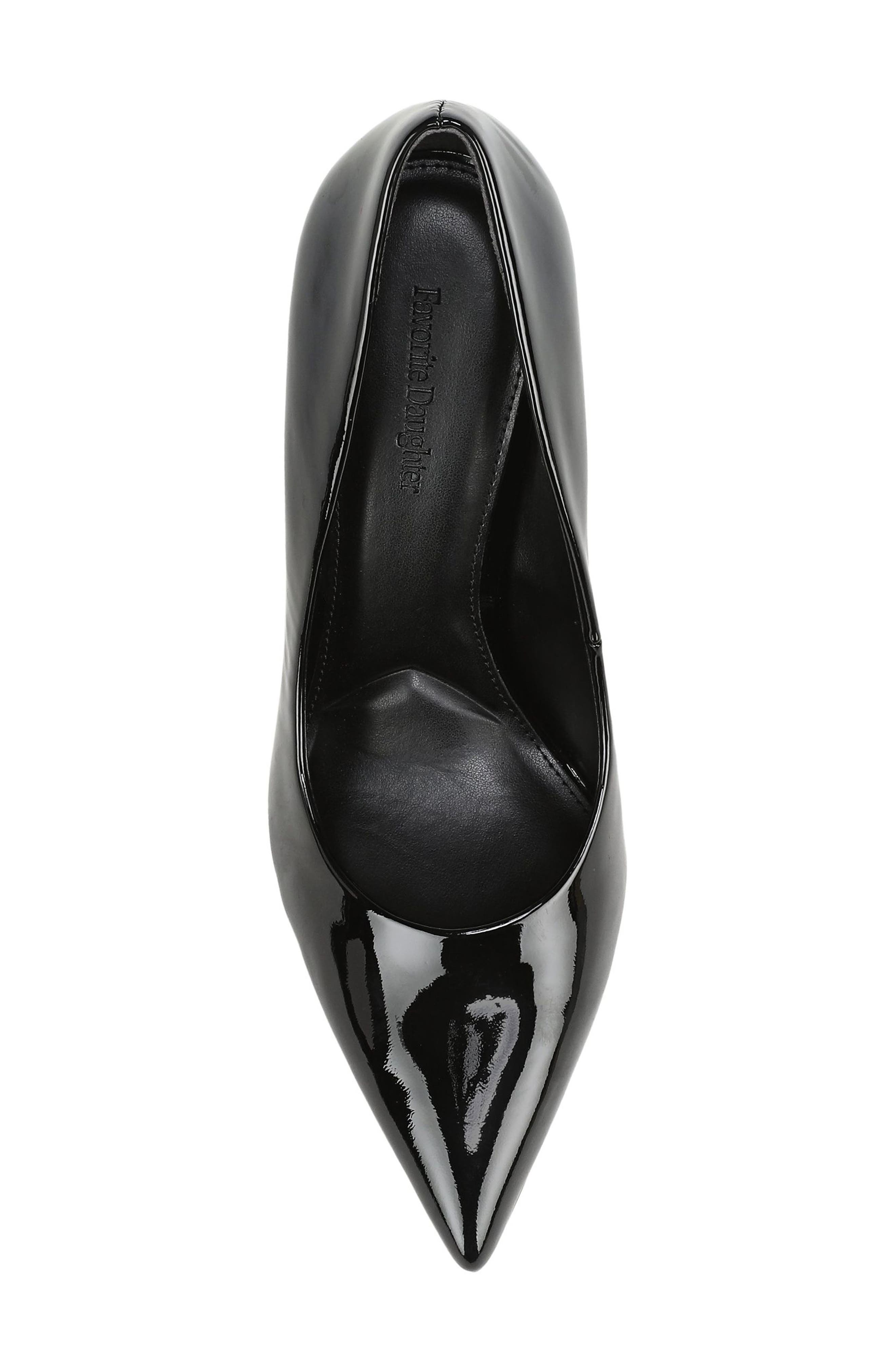 Riley Leather Pump, Alternate, color, BLACK LEATHER