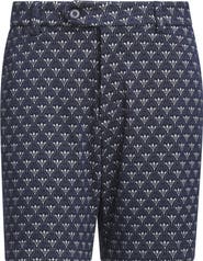 adidas Originals Trefoil & Tee Jacquard Piqué Flat Front Golf Shorts