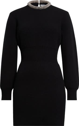 Alexander Wang Long Sleeve Wool & Cashmere Blend Mini Alexander Wang Long Sleeve Wool & Cashmere Blend Mini