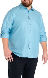 Synrgy by DXL Big & Tall Textured Sport Shirt