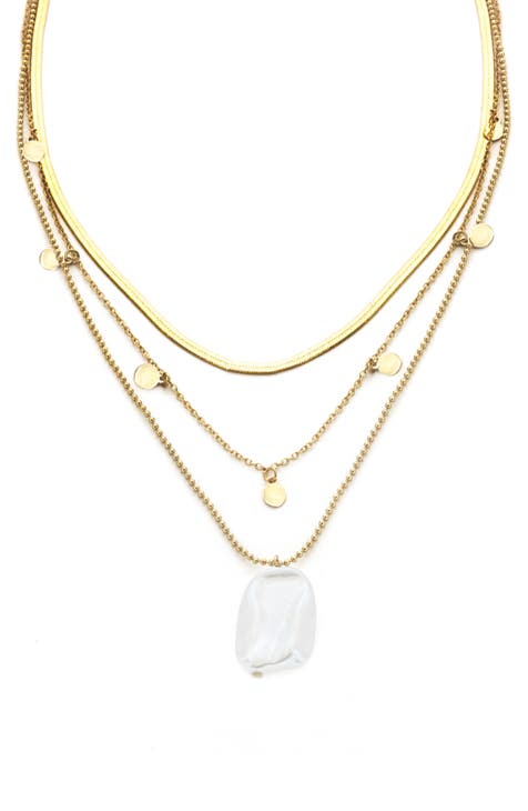 Cultured Freshwater Pearl Layered Necklace