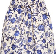 Derek Lam 10 Crosby Belen Floral Cotton Shorts