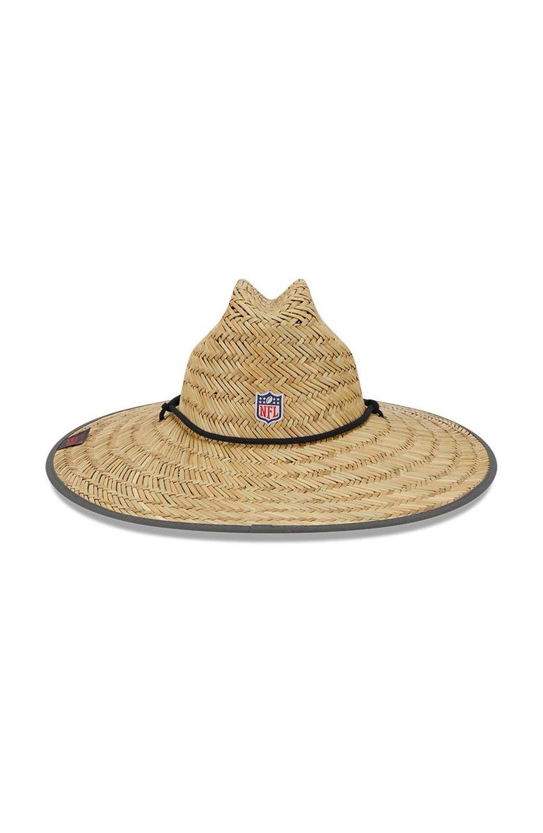 New Era Men's New Era Natural Tampa Bay Buccaneers NFL Training Camp Official Straw Lifeguard Hat, Alternate, color, 
