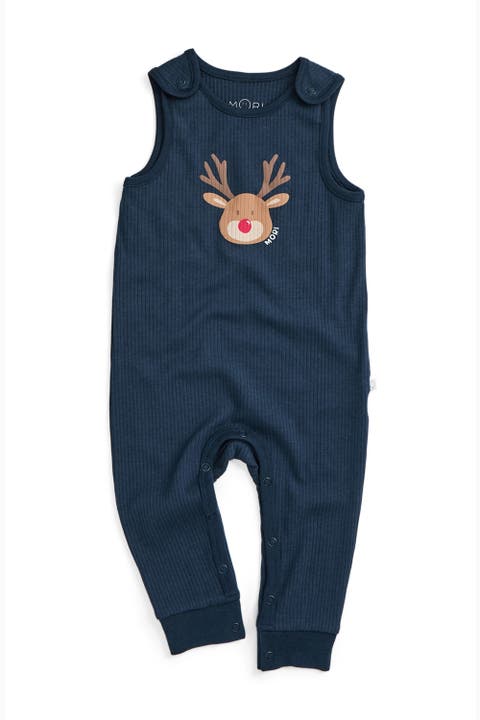 Ribbed Reindeer Romper (Baby)