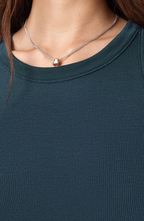 Allsaints Rina Crew Neck Sleeveless Tank Top In Blue