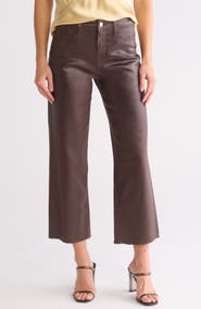 L'AGENCE Wanda Raw Hem Crop Jeans