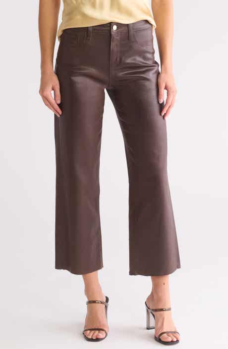 L'AGENCE Wanda Raw Hem Crop Jeans