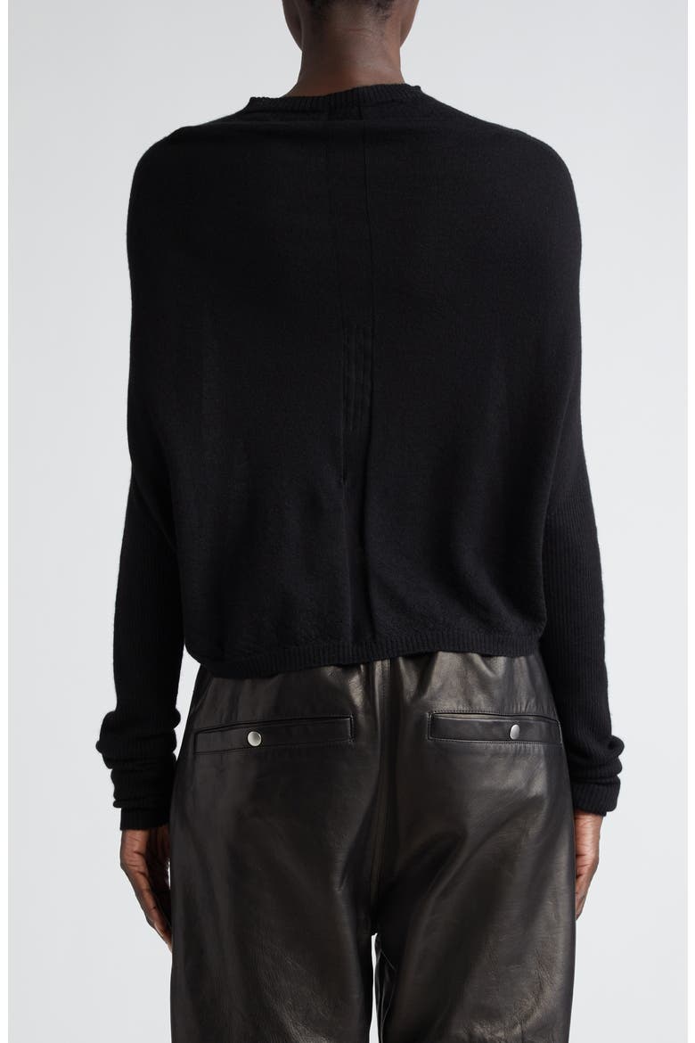 Crater Cashmere Sweater, Alternate, color, BLACK