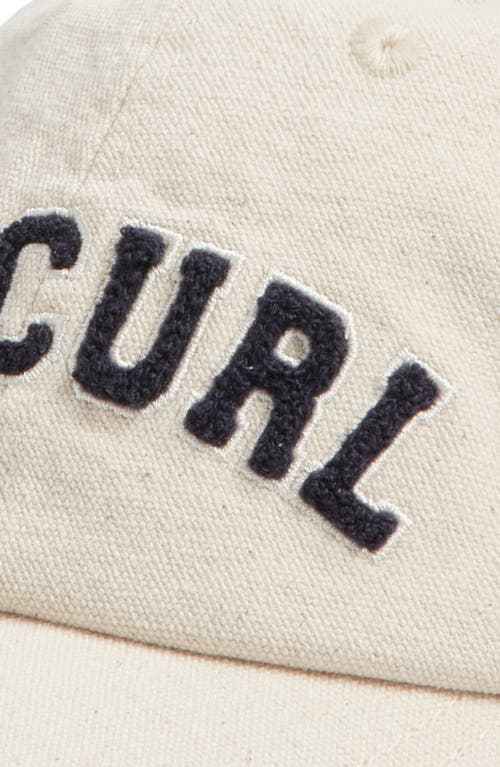 Rip Curl Mixed Montage Baseball Cap In Natural