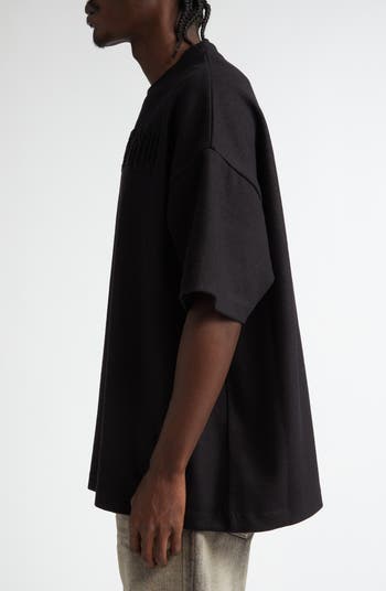 Fear of God Logo Patch Short Sleeve Merino Wool T-Shirt