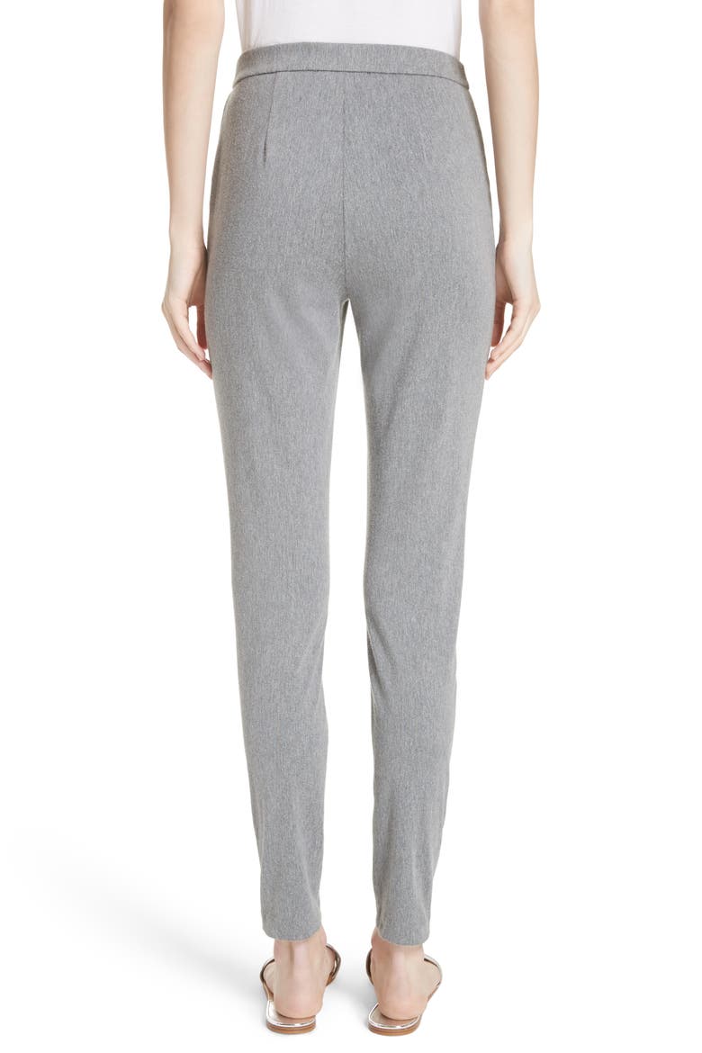 Denim Ponte Crop Leggings, Alternate, color, GREY MELANGE