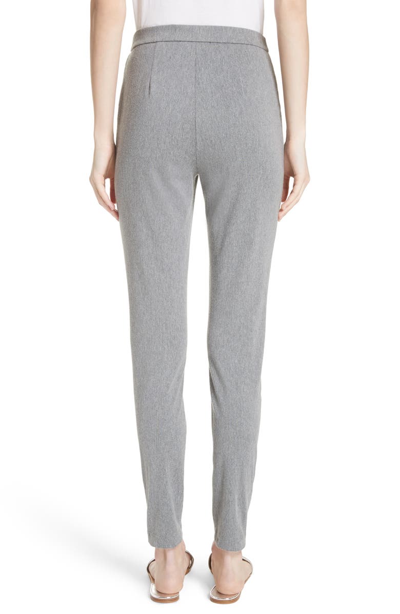 St. John Collection Denim Ponte Crop Leggings, Alternate, color,