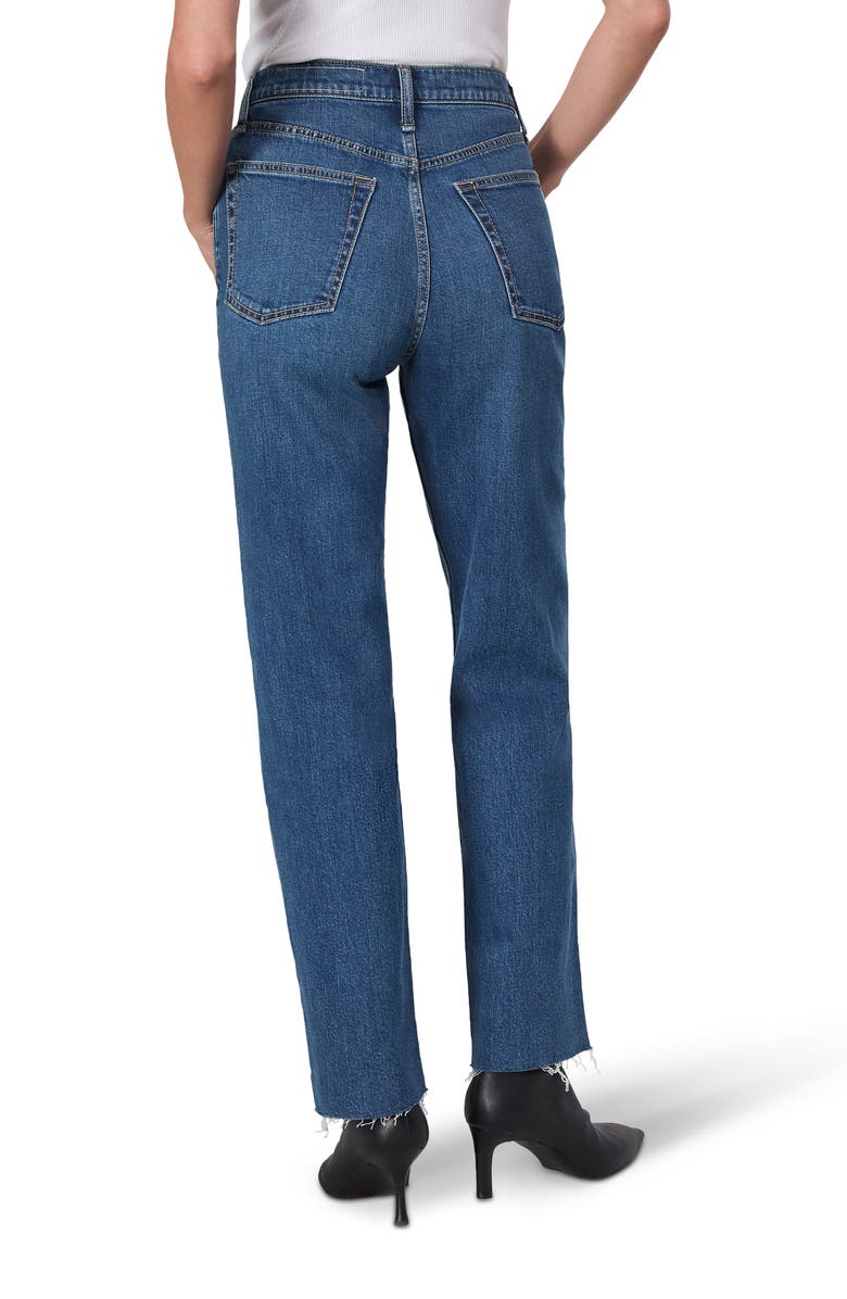 rag & bone Harlow Raw Hem Ankle Straight Leg Jeans, Alternate, color, Nova