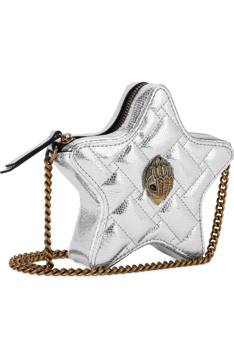 Kurt Geiger London Kensington Star Quilted Leather Crossbody Bag, Alternate, color,