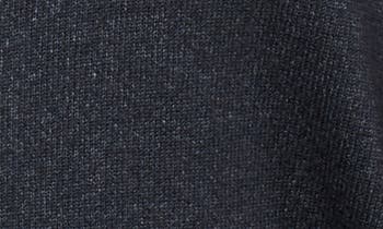 Spring + Mercer Mock Neck Full Zip Sweater In Heather Charcoal