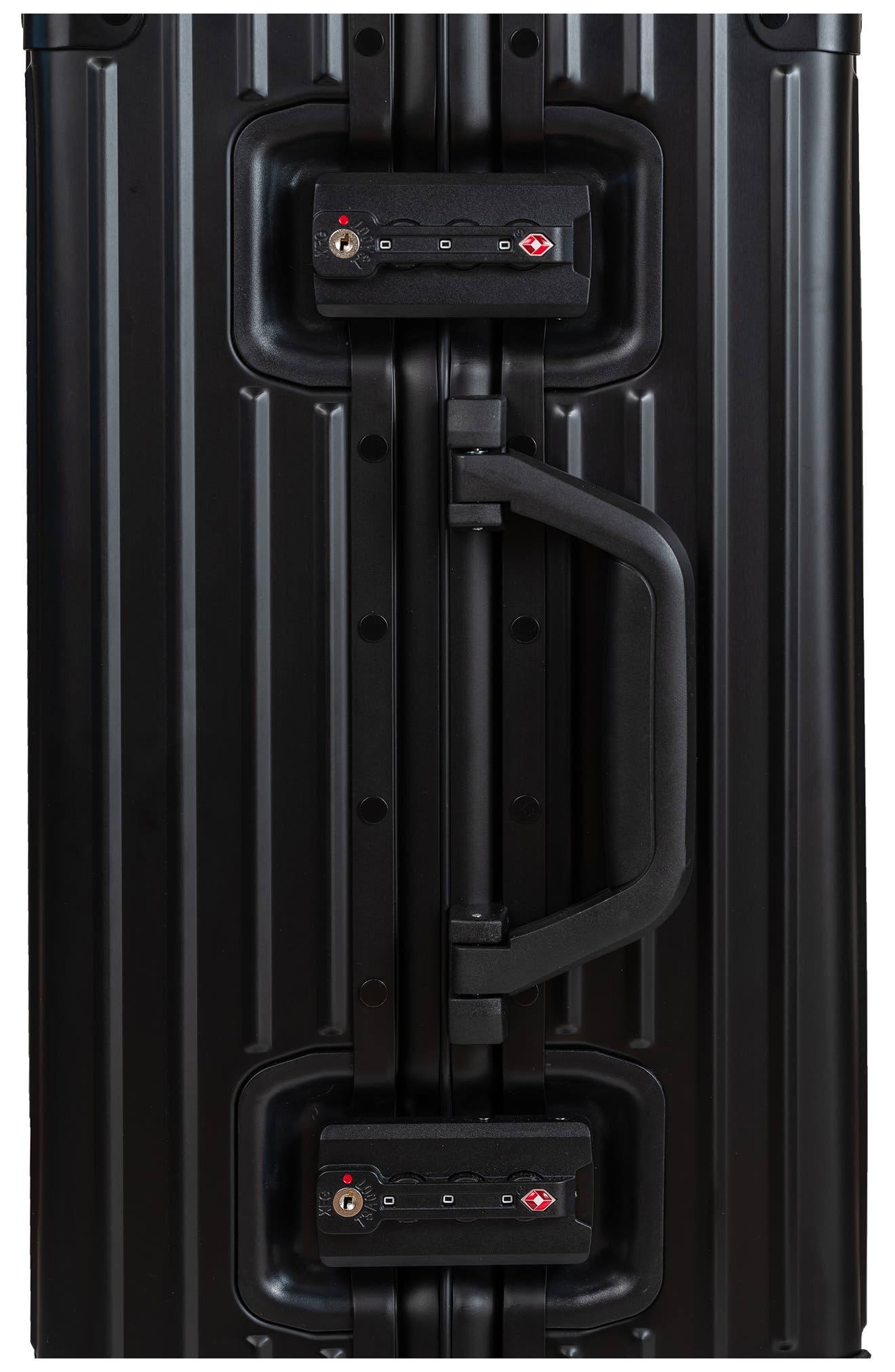 CHAMPS Aluminum Hardside Spinner Suitcase Carry-On, Alternate, color, Black