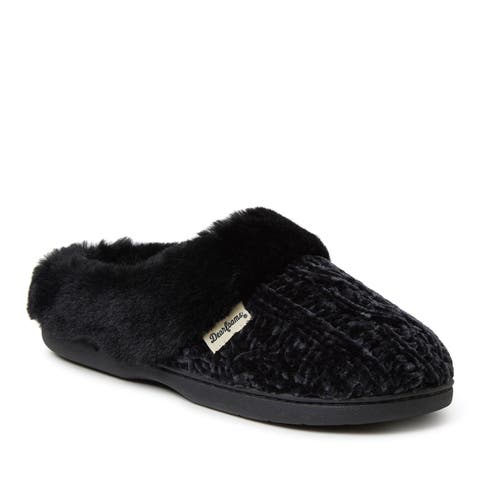 Claire Cable Knit Chenille Clog Slipper (Women)