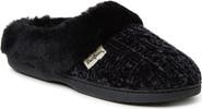 DEARFOAMS Claire Cable Knit Chenille Clog Slipper