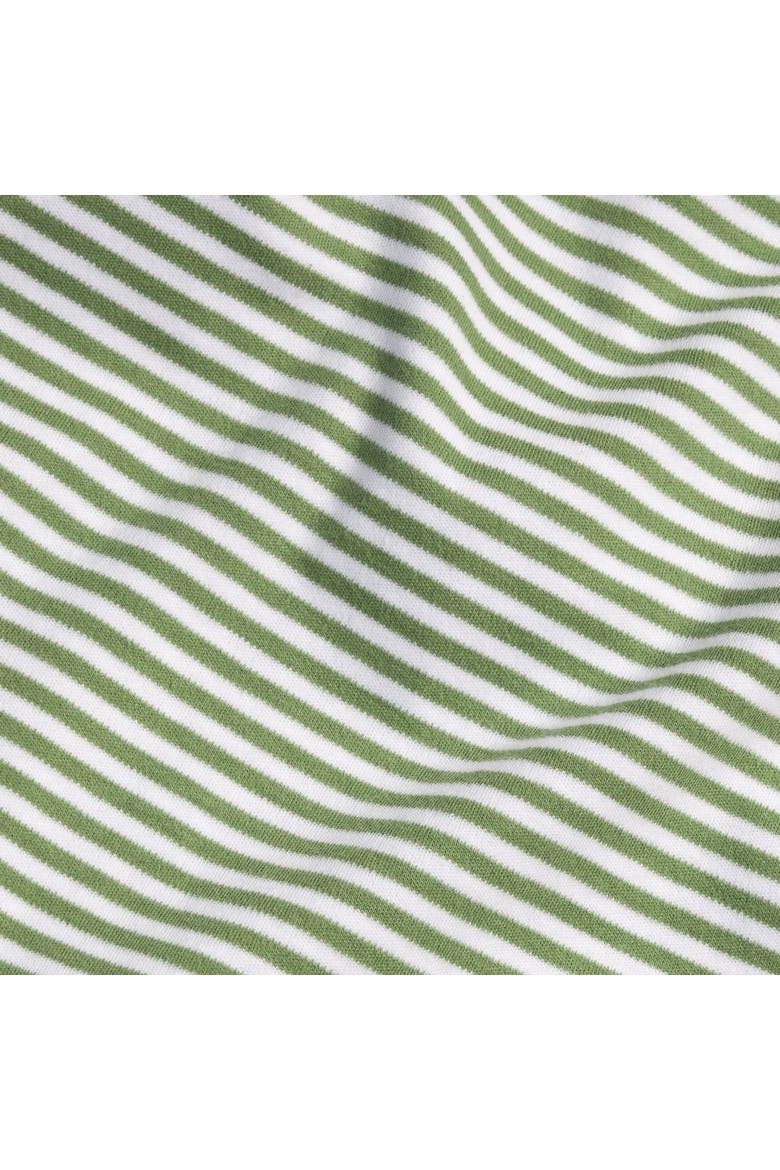 Kids' Striped Long Sleeve Polo, Alternate, color, Watercress Stripe