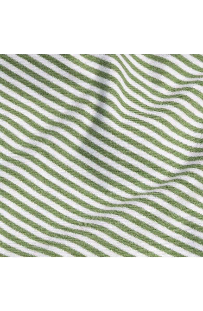 Little English Kids' Striped Long Sleeve Polo, Alternate, color, Watercress Stripe