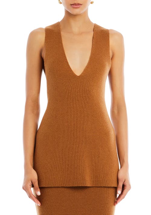 Ser.o.ya Honey Knit Tunic In Camel