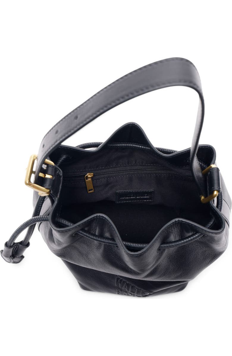 Walter Baker Rue Leather Bucket Bag, Alternate, color, Black