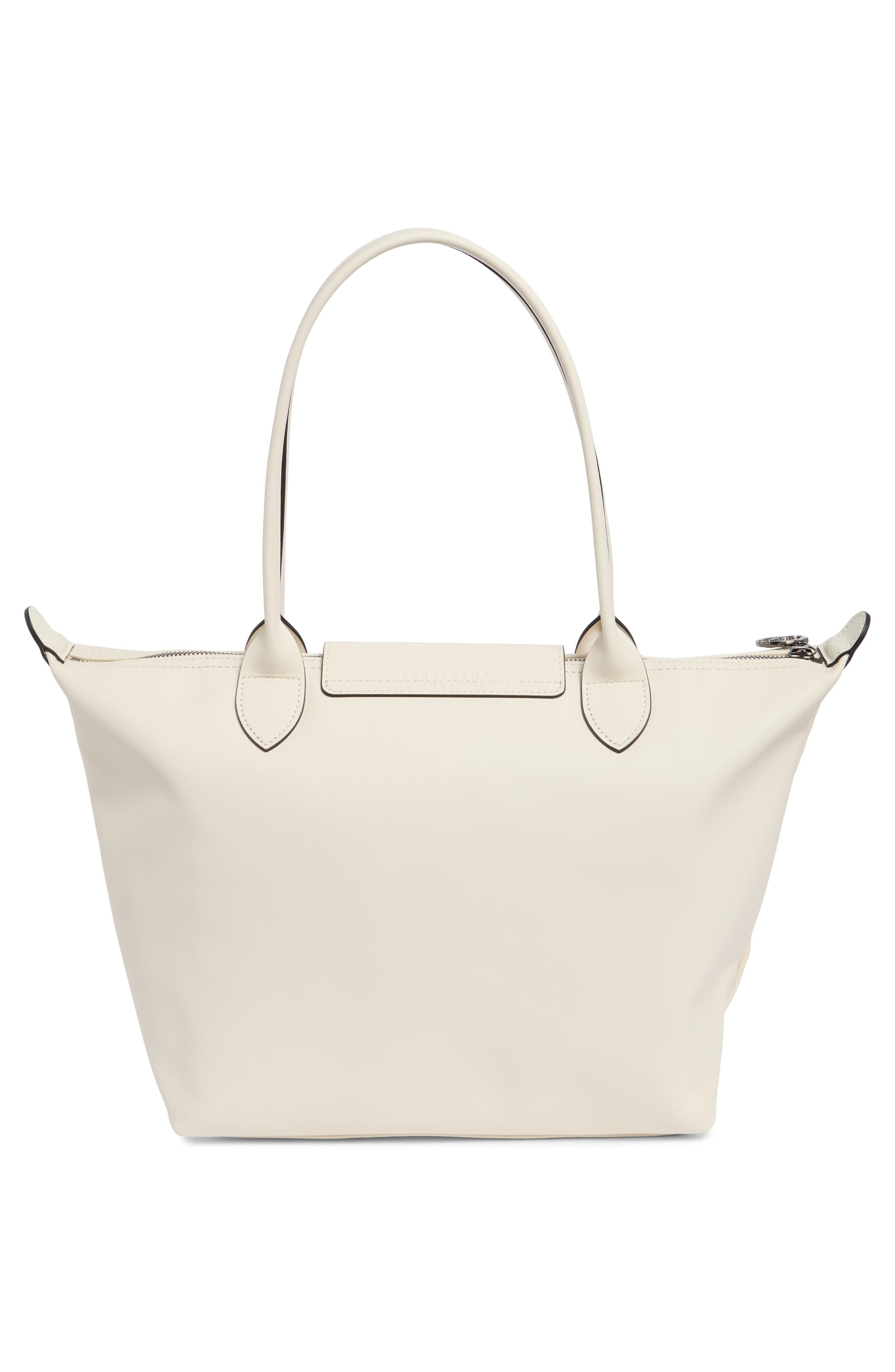 Medium Le Pliage Xtra Leather Shoulder Tote, Alternate, color, ECRU