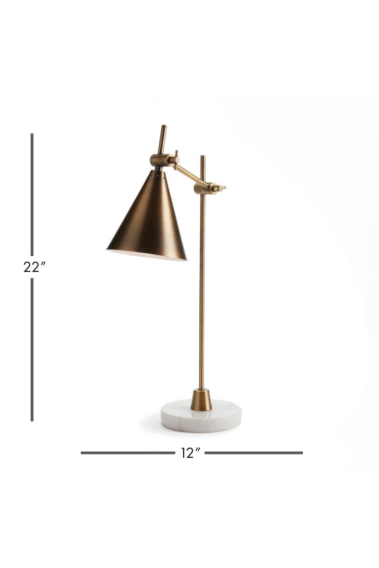 Arnoldi Desk Lamp, Alternate, color, White