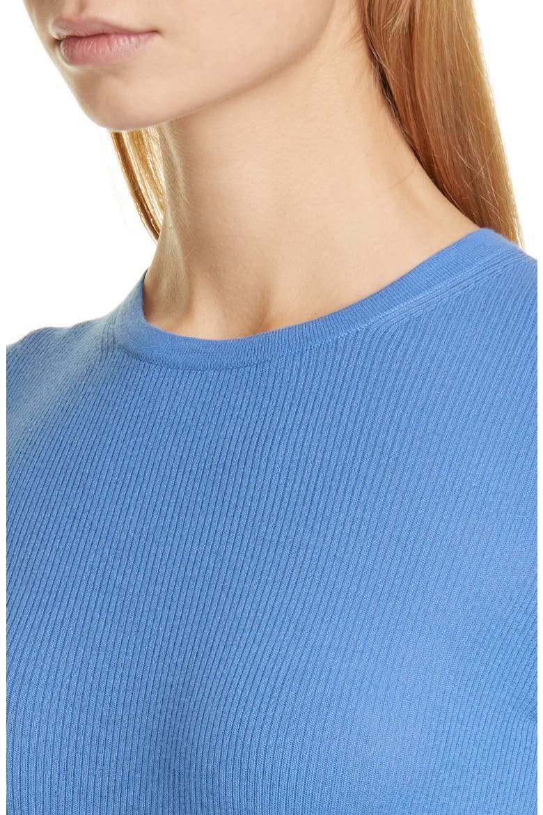 Crewneck Cashmere Sweater, Alternate, color, CADET