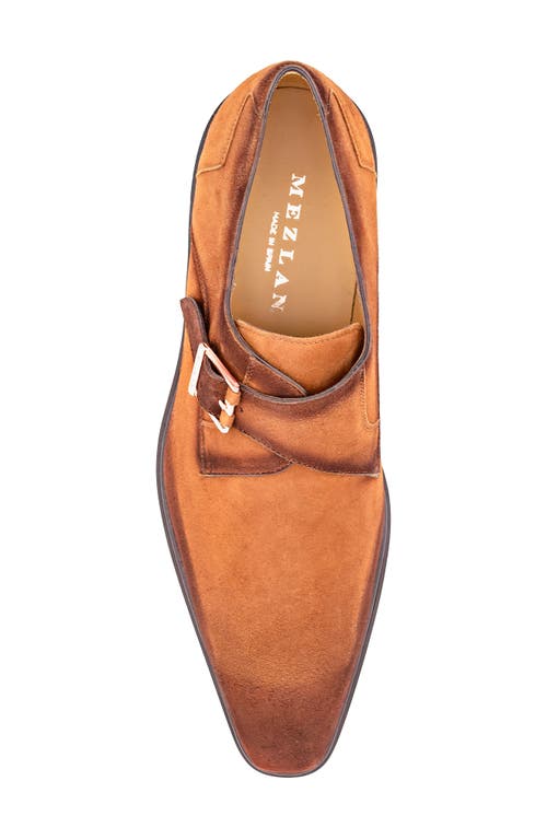 Mezlan Albini Monk Strap Shoe In Brown