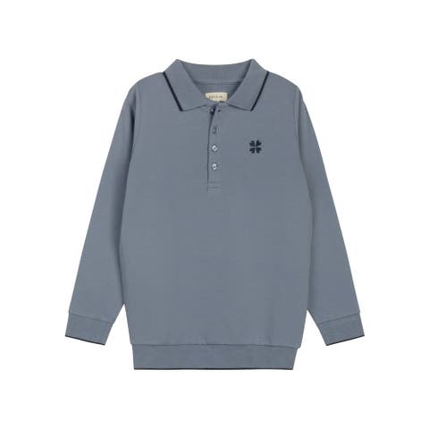Embroidered Clover Collection - Boys Polo