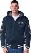 G-III SPORTS BY CARL BANKS Men's G-III Sports by Carl Banks Navy Dallas Cowboys No Huddle Commemorative Full-Zip Hoodie Jacket