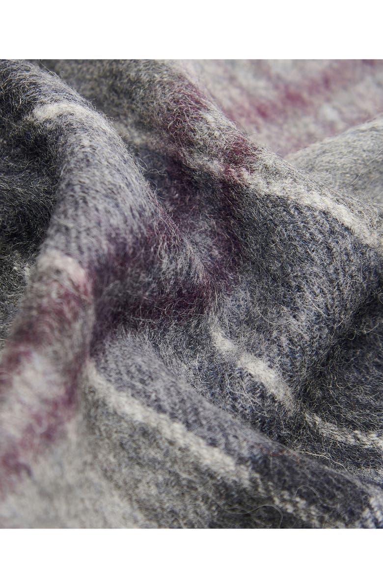 Barbour Tartan Lambswool & Cashmere Fringe Scarf, Alternate, color,