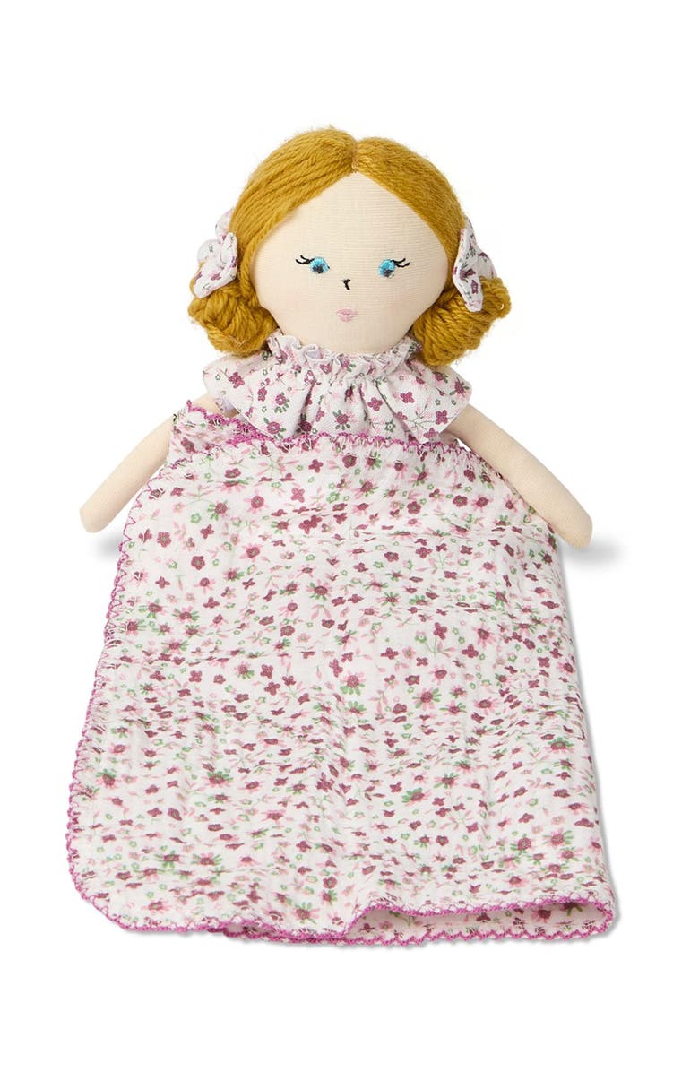 MiniMoi 2 Piece "Luna" Mini Rag Doll and Security Blanket Set, Alternate, color, Winter White
