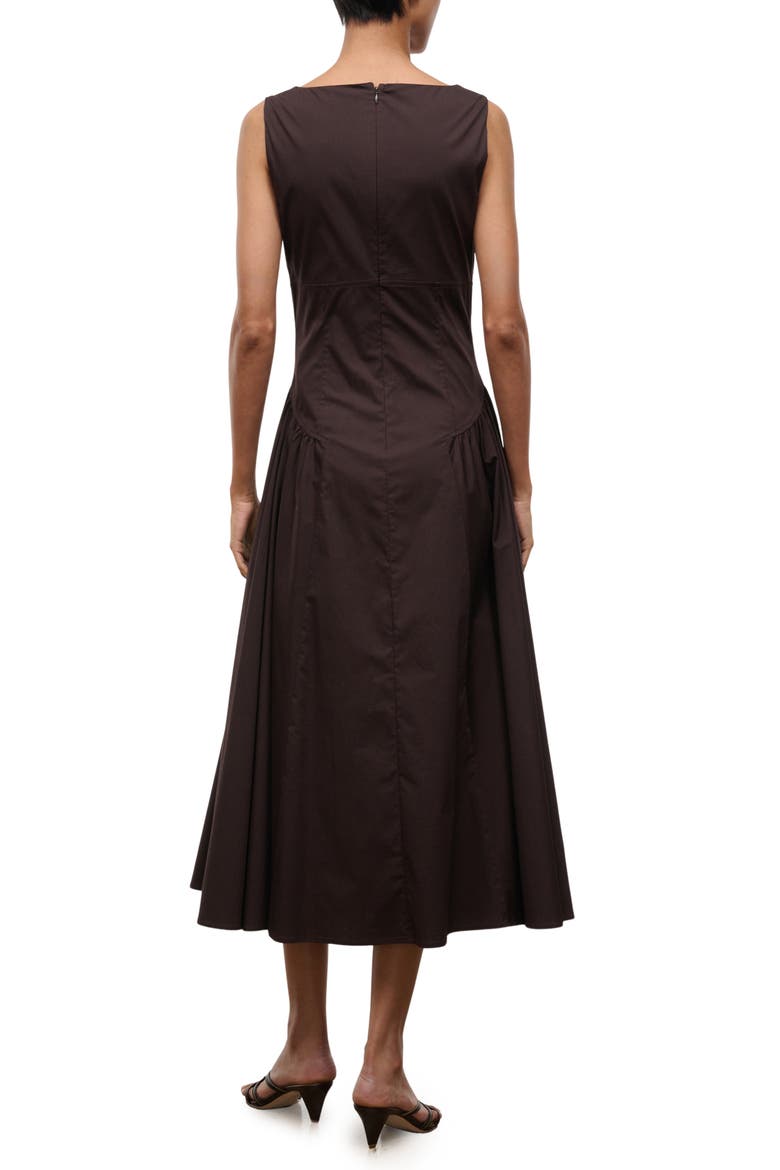 Gwen Drop Waist A-Line Midi Dress, Alternate, color, EARTH