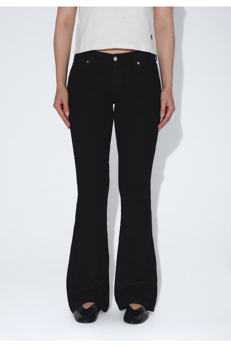 Kily Low Bootcut Jeans, Alternate, color, Solid black